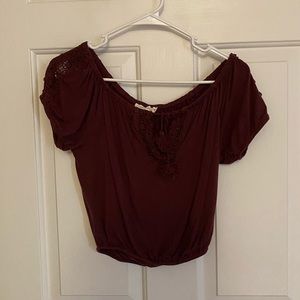 Off the shoulder top